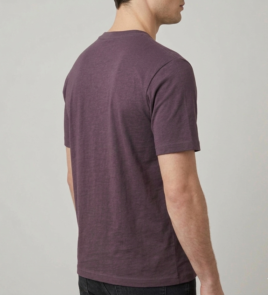 Men's Off_White Cotton Blend Round neck T-Shirt