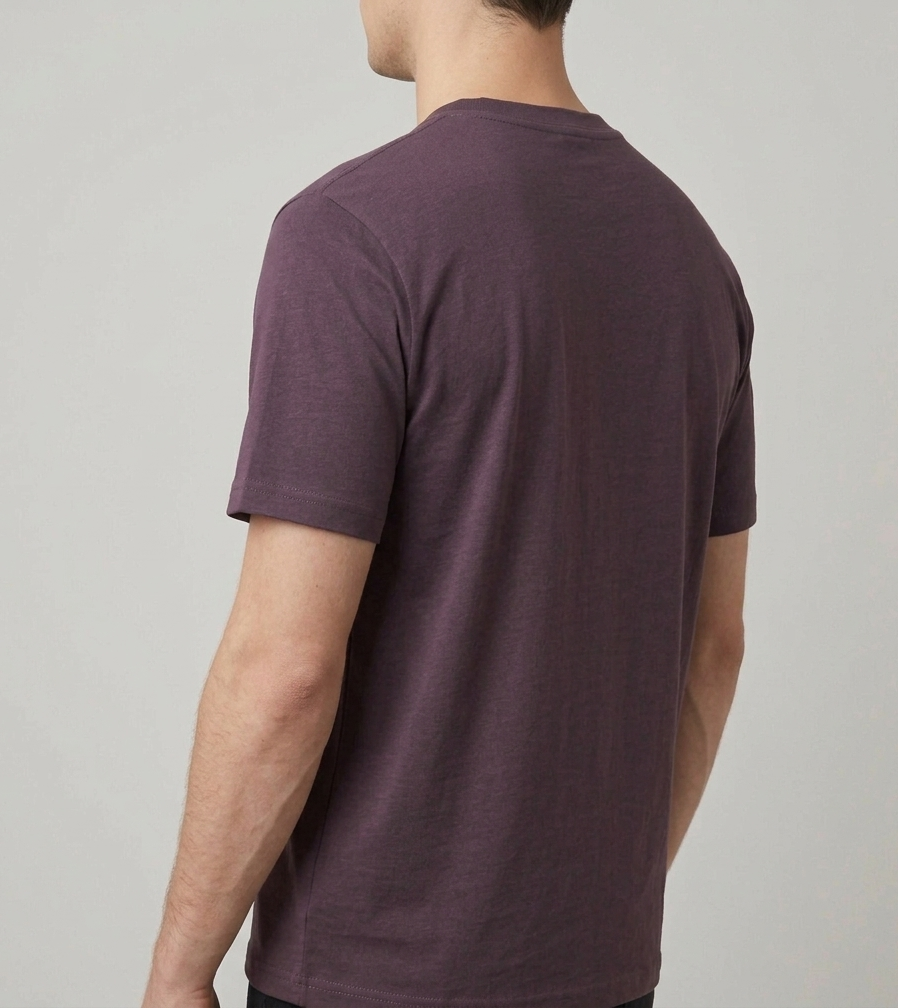 Men's Off_White Cotton Blend Round neck T-Shirt