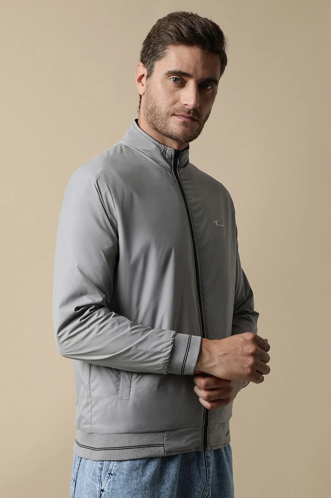 Upgrade your wardrobe with the Men's Black Reversible Windbreaker by Fort Collins. This dual-tone design is available for purchase online, making it accessible from anywhere in India. Don't miss out, upgrade now!