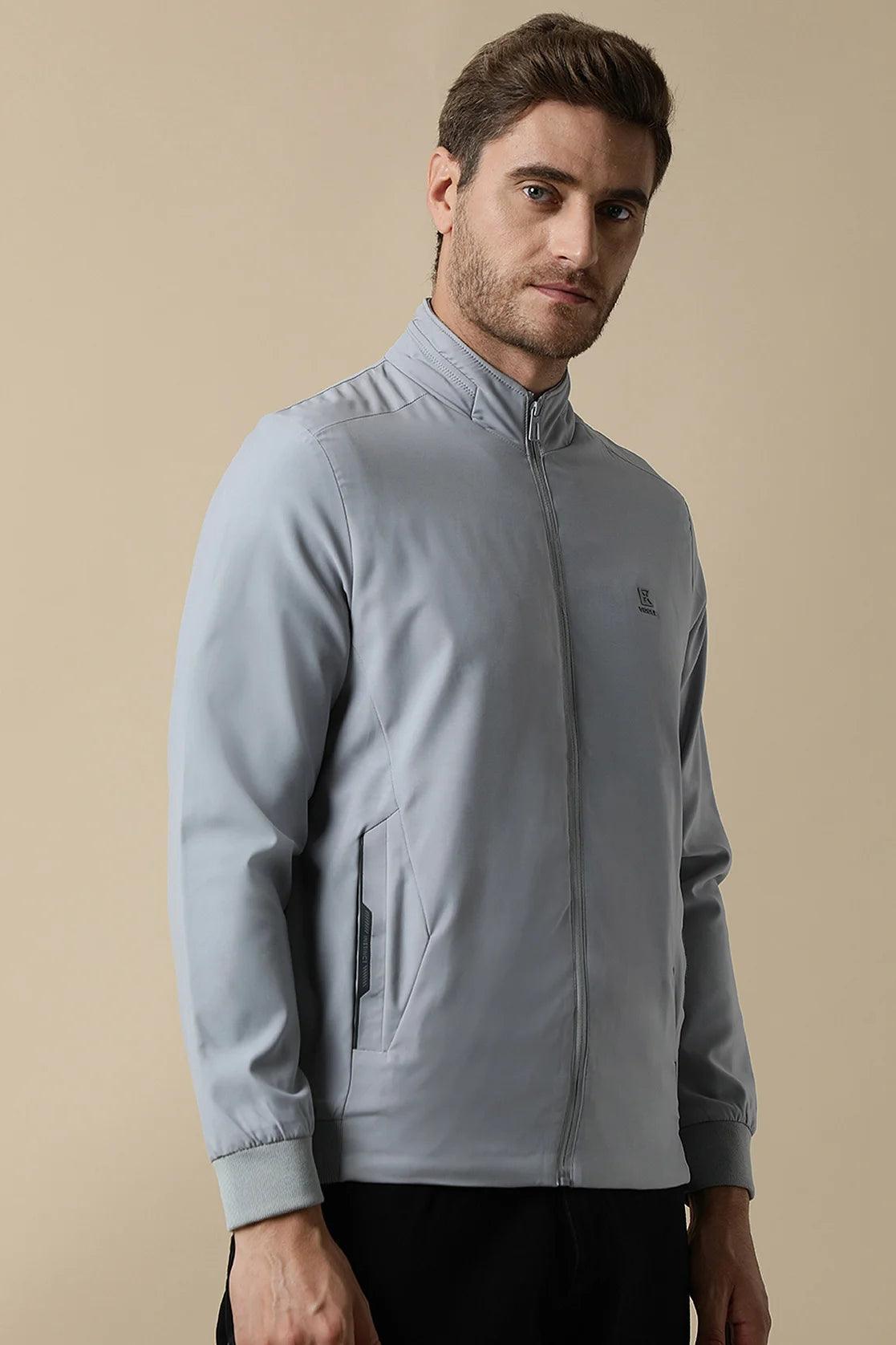 Enhance your wardrobe with our Men's Light Grey Lightweight Windbreaker Jacket from Fort Collins. Experience effortless style and comfort with this must-have addition to your closet. Shop now for a trendy upgrade available for online purchase across India.