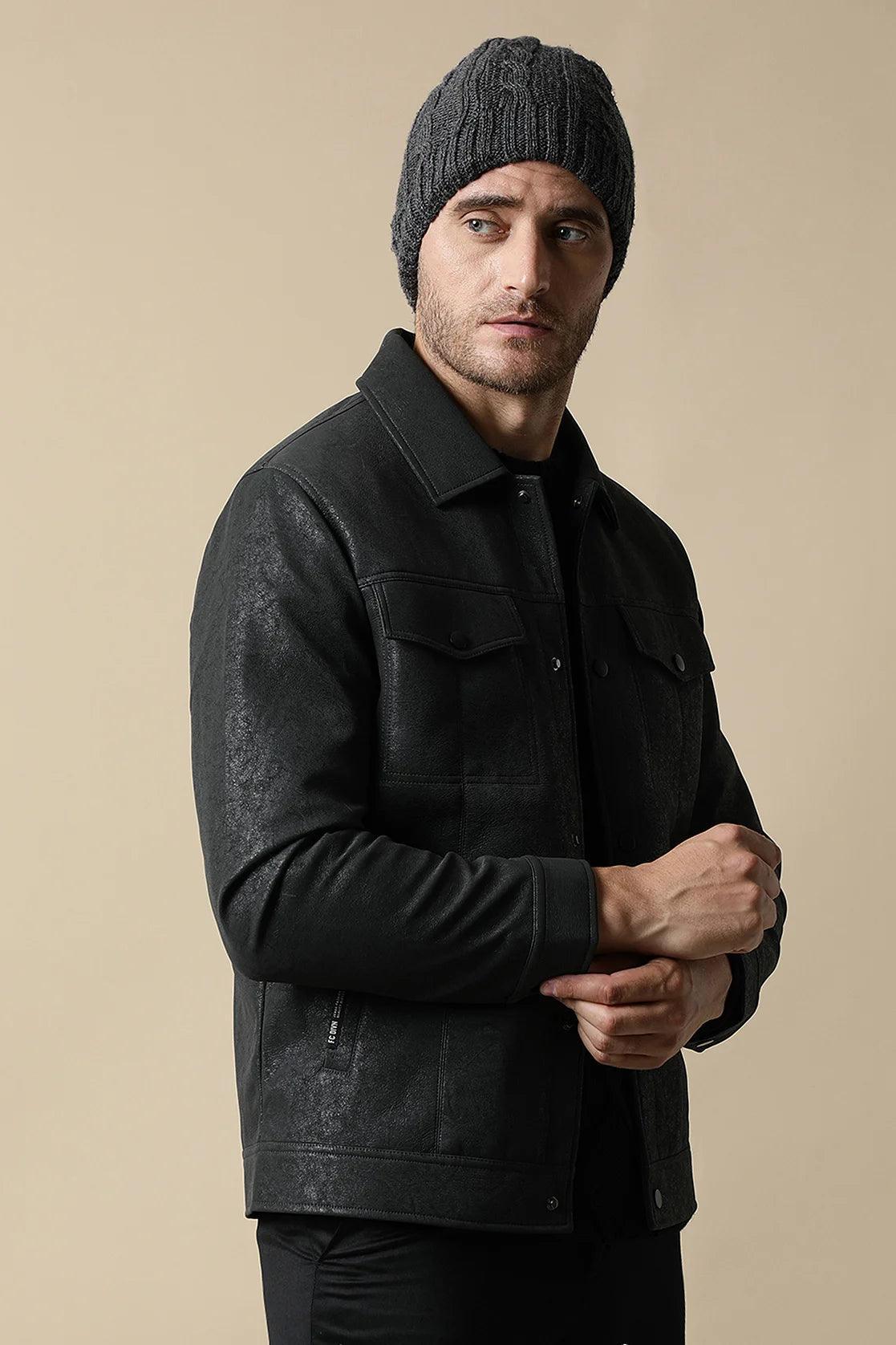 Upgrade your wardrobe anywhere in India with the Fort Collins Men's Stylish Bonded Fabric Shacket, now available for online purchase. This trendy piece is a must-have for any fashion-forward individual.