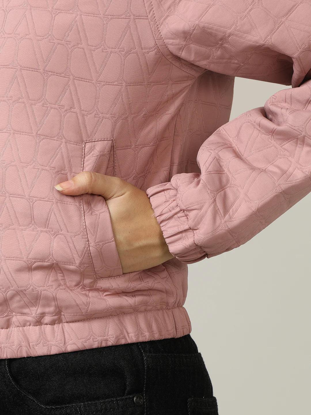 Shop online now for a fashionable addition to your wardrobe from anywhere in India - the Women's Pink Short Length Quilted Jacket by Fort Collins.