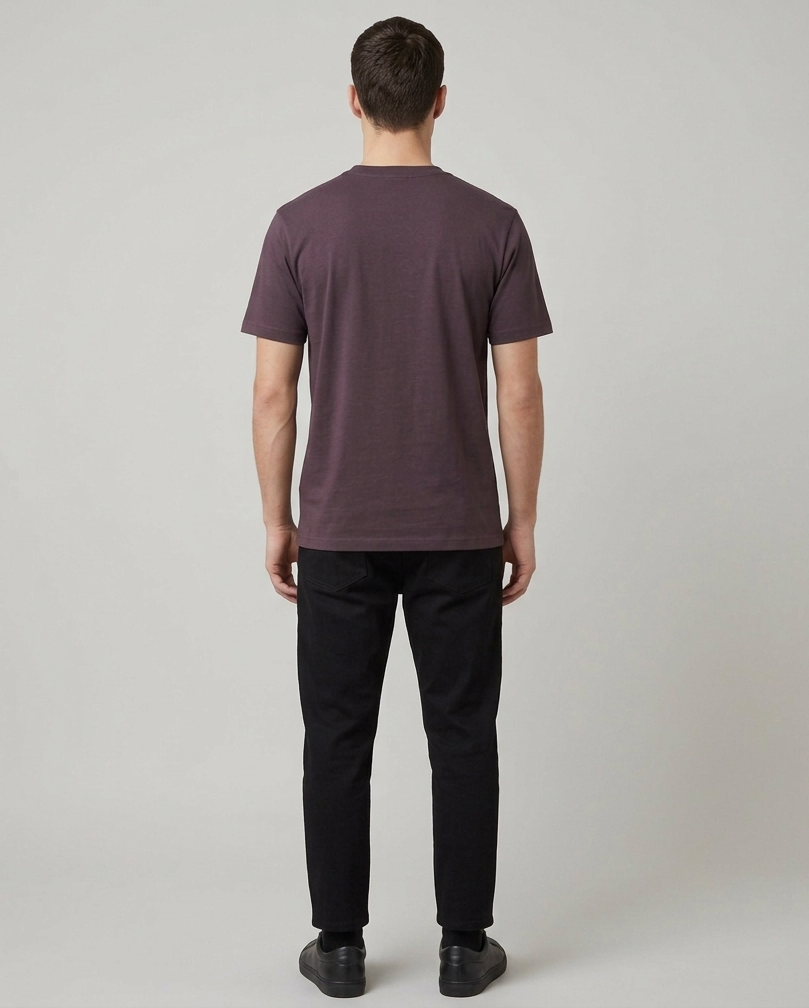 Men's Off_White Cotton Blend Round neck T-Shirt
