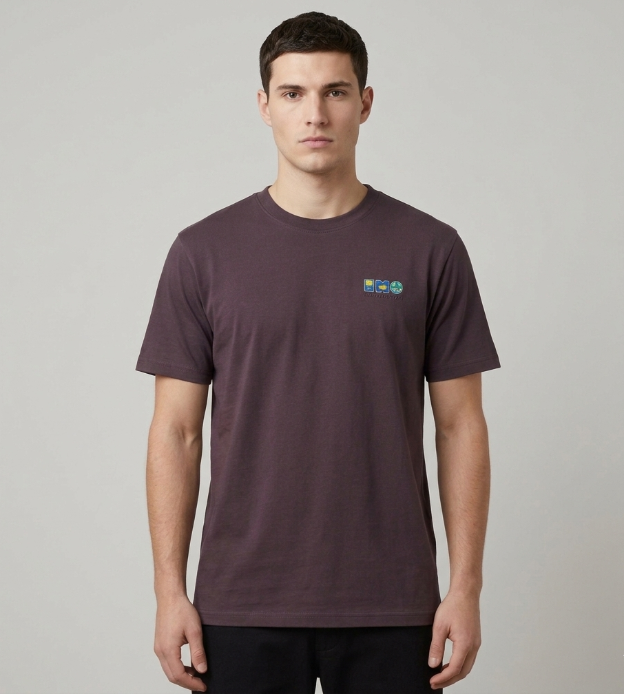 Men's Off_White Cotton Blend Round neck T-Shirt