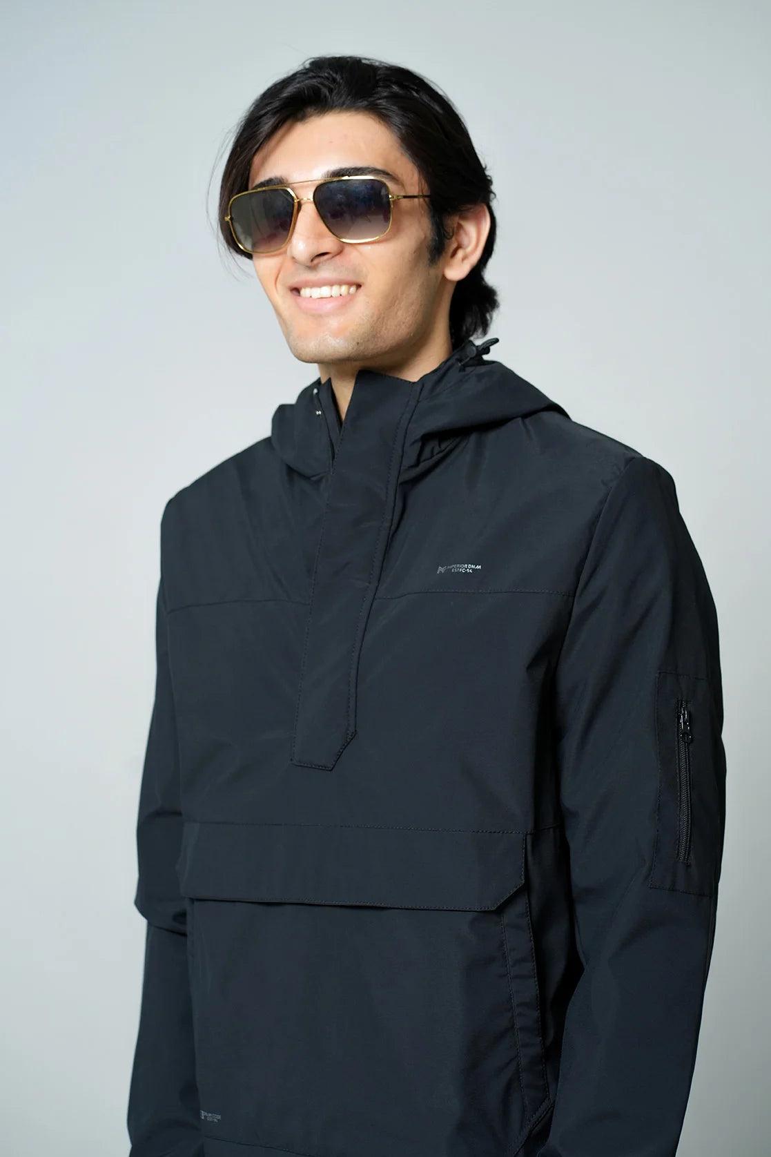 Elevate your wardrobe with our Fort Collins Windbreaker Jacket for Men. Featuring an adjustable hood and mesh-net lining, this stylish jacket is available online for purchase in India. Add it to your closet today for a sleek and versatile upgrade.