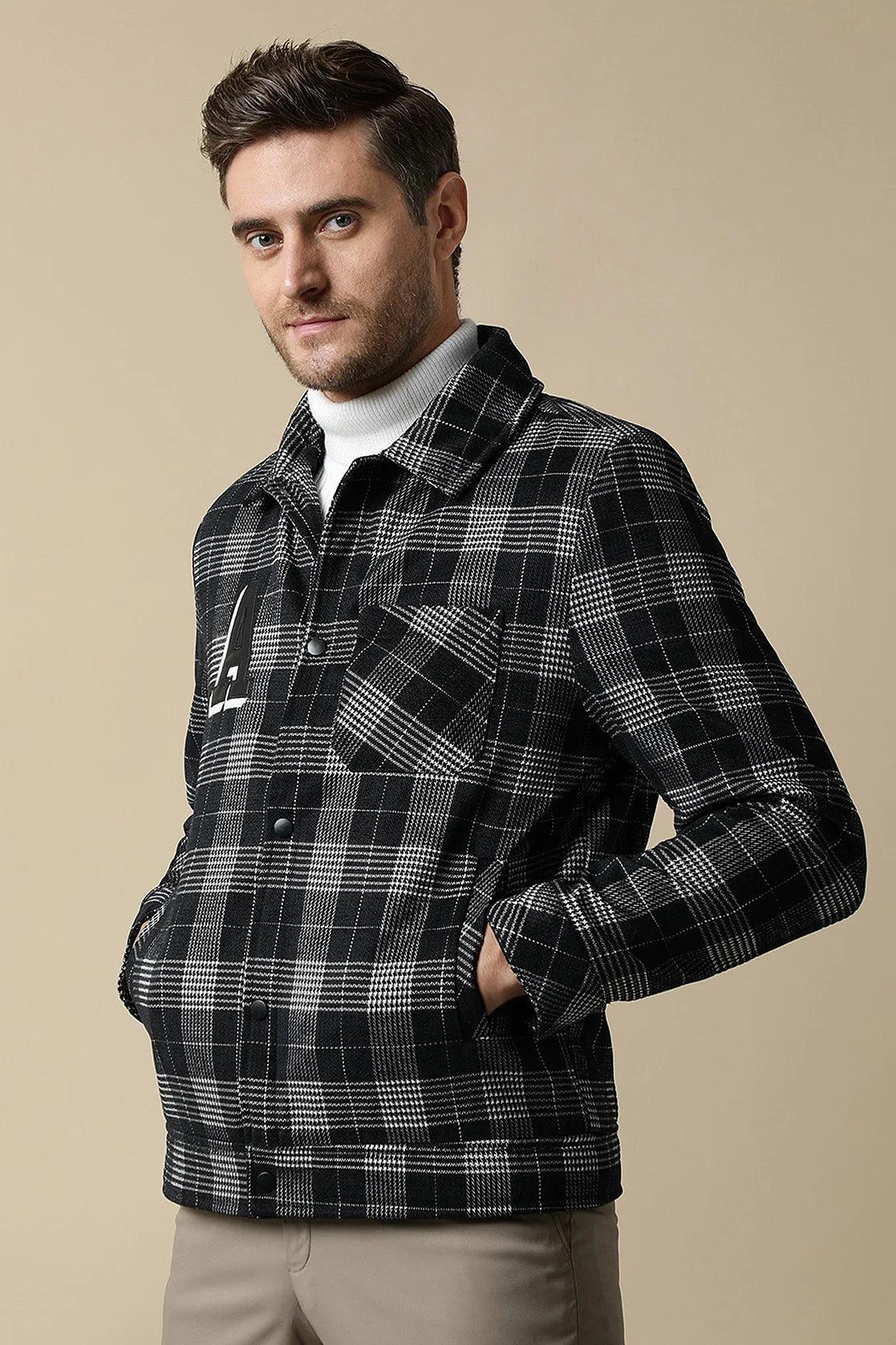 Discover a stylish wardrobe upgrade with the Men's Checkered Tweed Shacket, featuring a quilted lining inside. Available online from Fort Collins and perfect for any location in India.