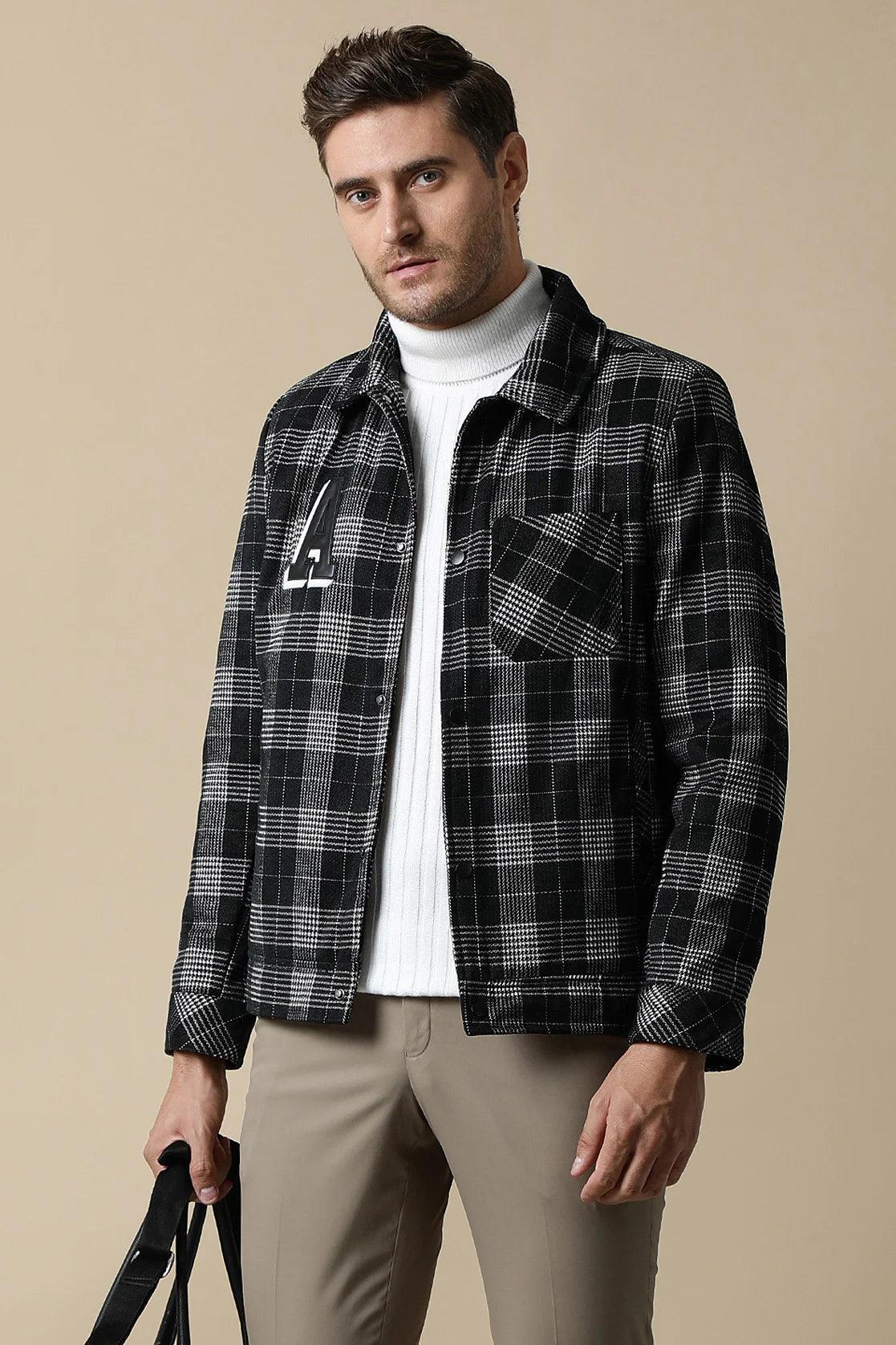 Shop for the stylish Men's Checkered Tweed Shacket with Quilted Lining Inside by Fort Collins online from anywhere in India. Elevate your wardrobe with this trendy addition.