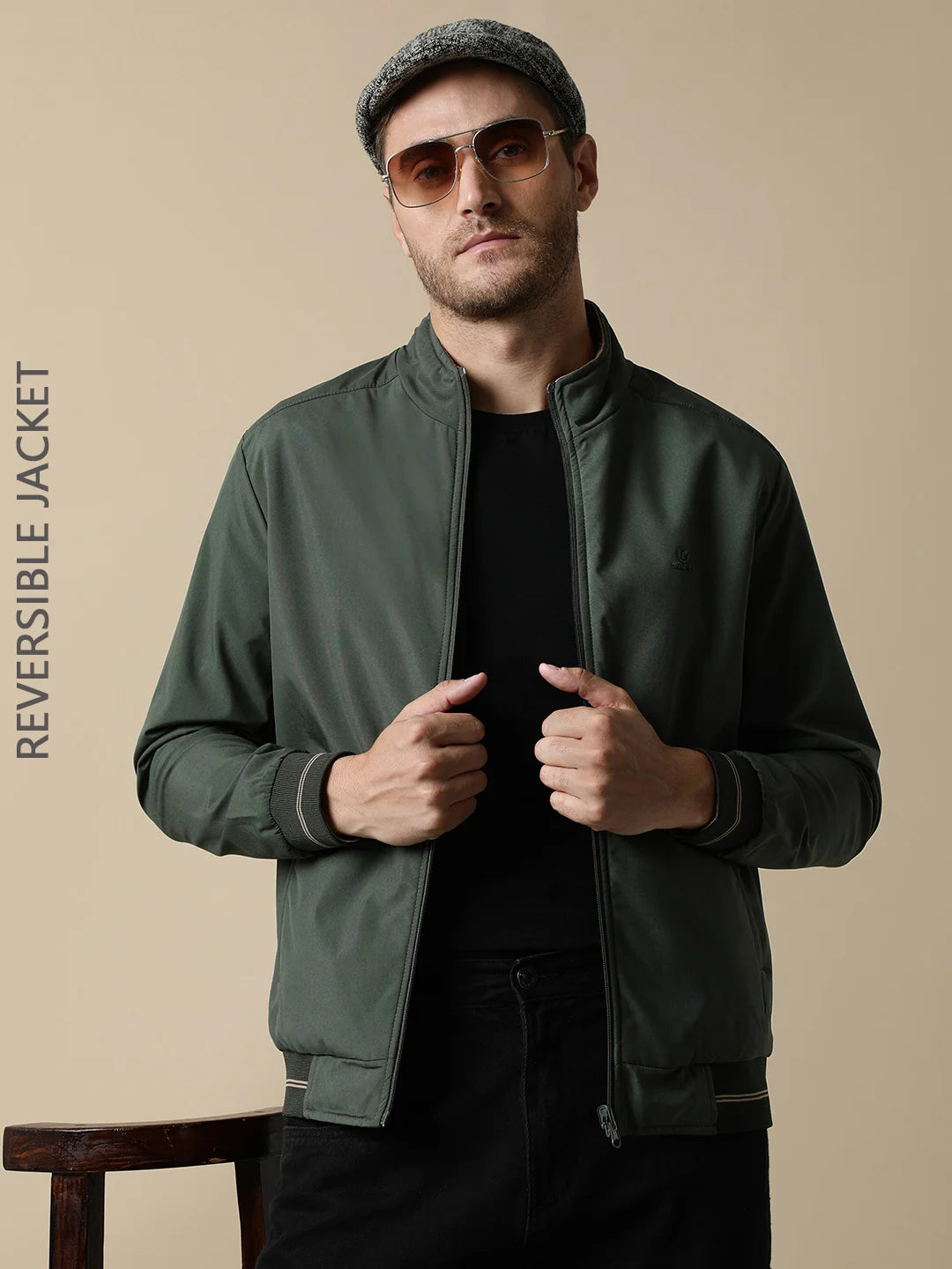 The Fort Collins Men's Reversible Windbreaker Jacket, featuring a dual-tone design, is now available for purchase online, providing a stylish addition to your wardrobe no matter where you are in India.