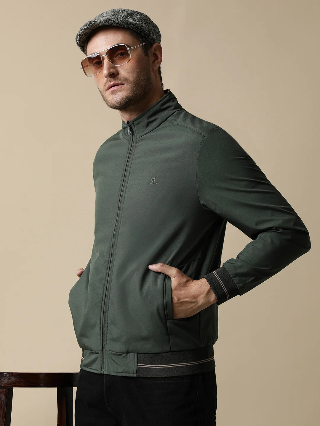 Enhance your wardrobe with the Fort Collins Men's Reversible Windbreaker Jacket featuring a stylish dual-tone design. Available for online purchase throughout India.