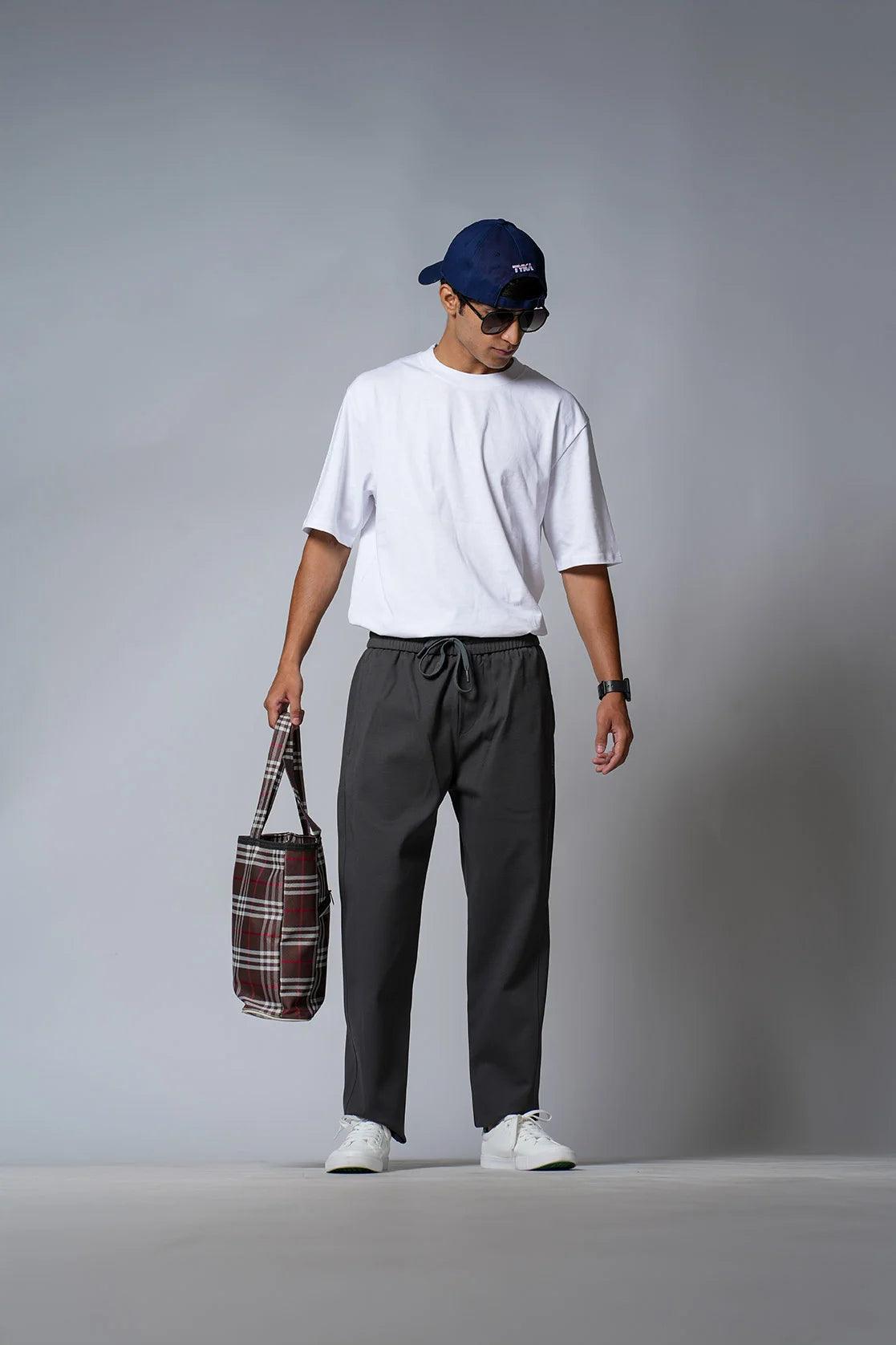 Experience the superior quality and functionality of Fort Collins Men's Grey Track Pant, now available online in India with convenient zipper pockets.