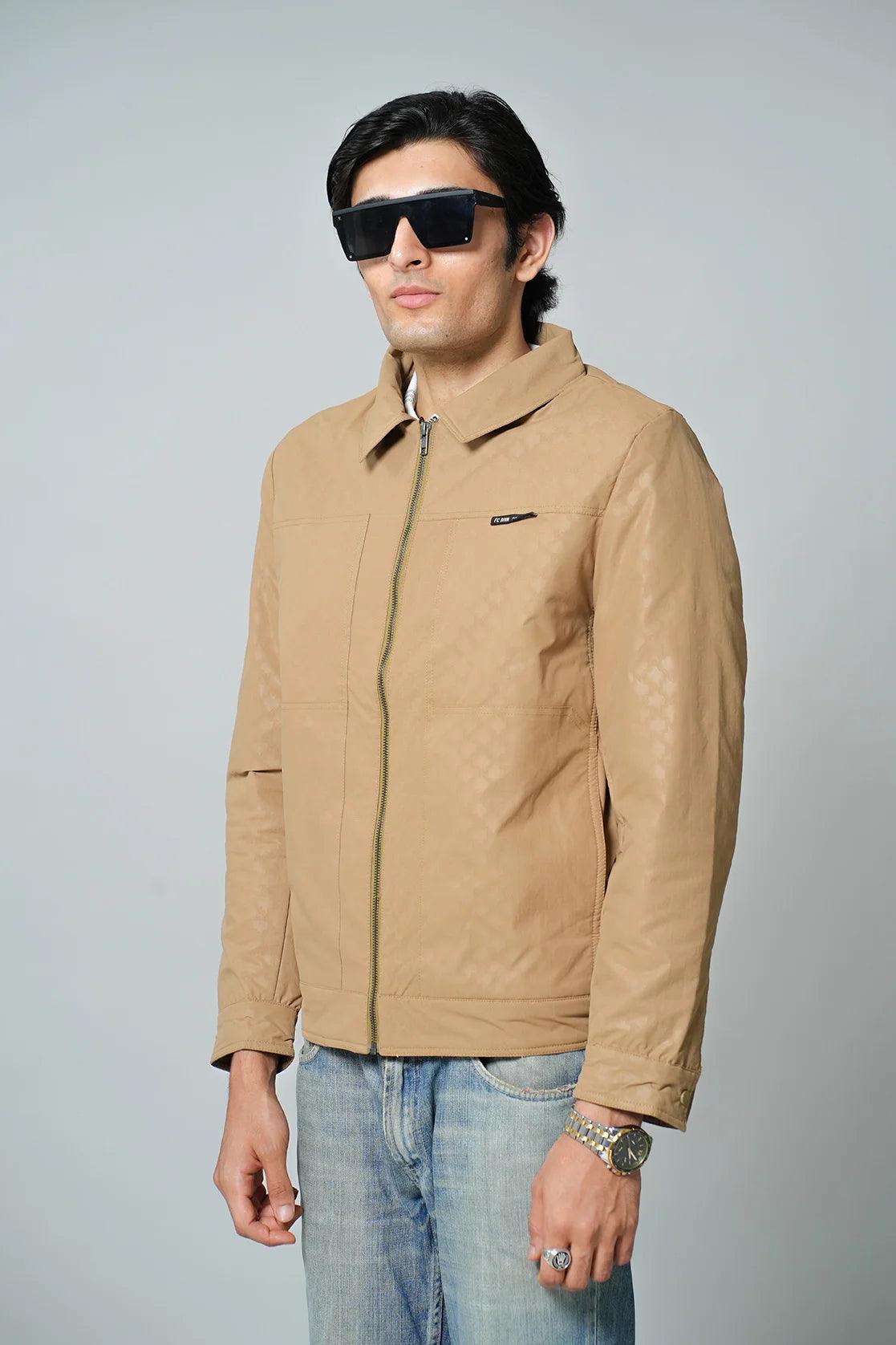 Discover the benefits of owning a Men's Beige Fur-Lined Shacket with Magnetic Pocket Closure from Fort Collins, available for purchase online in India.